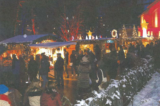 Weihnachtsmarkt unterm Lichterzelt mit Krippenausstellung, Ponyreiten, Weihnachtsmusik, Nikolaus, Gewinnspiel…